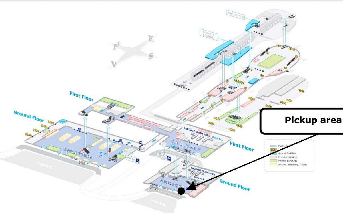 خريطة محطة مطار بوخارست